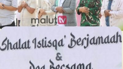 Kemarau Panjang, Pemda Halmahera Utara Lakukan Sholat Istisqa di Lapangan Makodim 1508/Tobelo