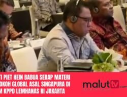 Bupati Halut Piet Hein Babua Serap Materi Dua Tokoh Global di Forum KPPD Lemhanas RI.