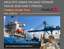 Arus Peti Kemas Pelindo Ternate Tahun 2016 Naik 5 Persen, Tembus 35.800 TEUs