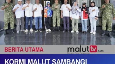 Bincang Bugar: Dipimpin Saifuddin Djuba, KORMI Malut Sambangi Komandan Korem152 Baabullah Brigjen TNI. Enoh Solehudin.