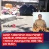 Iuran Kebersihan atau Pungli? Lapak di Jembatan Gamalama Ternate Dipungut Rp100 Ribu per Bulan