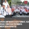 Pimpin Apel ‘Rabu Menyapa’ di SMPN 6, Sekda Kota Ternate Tekankan Pembentukan Karakter Siswa