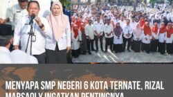 Pimpin Apel ‘Rabu Menyapa’ di SMPN 6, Sekda Kota Ternate Tekankan Pembentukan Karakter Siswa