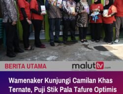 Wamenaker Kunjungi Camilan Khas Ternate, Puji Stik Pala Tafure Optimis Tembus Pasar Dunia