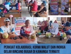 Perkuat Kolaborasi, KORMI Malut dan Inorga Gelar Bincang Bugar di Kananga Ternate.