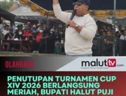 Penutupan Turnamen Banau Cup XIV 2026 Berlangsung Meriah, Bupati Halut Puji Kualitas Pertandingan Bersih Insiden.