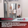 Diduga Sebar Hoaks di WhatsApp, Ketua DPC Gerindra Ternate Diadukan Nurjaya ke Polda Malut