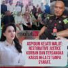 Aspidum Kejati Malut : Restorative Justice Korban dan Tersangka Kasus Bela72 Tanpa Syarat.