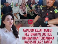 Aspidum Kejati Malut : Restorative Justice Korban dan Tersangka Kasus Bela72 Tanpa Syarat.