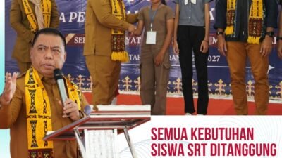 SEMUA KEBUTUHAN SISWA SRT DITANGGUNG NEGARA, BUPATI HALUT UCAPKAN TERIMA KASIH KEPADA PRESIDEN RI.