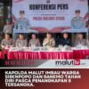 Kapolda Malut Imbau Warga Sibenpopo dan Banemo Tahan Diri Pascaoperasi Penangkapan 5 Tersangka