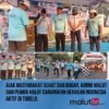 Ajak Masyarakat Sehat dan Bugar, KORMI Malut dan Pemda Halut Canangkan Gerakan Indonesia Aktif di Tobelo.