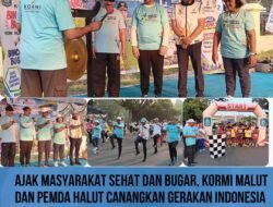 Ajak Masyarakat Sehat dan Bugar, KORMI Malut dan Pemda Halut Canangkan Gerakan Indonesia Aktif di Tobelo.