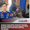 Gagalkan Bom Ikan di Halsel, Ditpolairud Polda Malut Sita Pupuk CAN dan Dua Botol Peledak