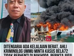 Ditengarai Ada Kelalaian Berat, Ahli Kriminolog UMMU Minta Kasus Bela72 Tidak Berhenti di Nakhoda, Periksa juga Pemilik Kapalnya.