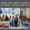 Dewan Guru dan Siswa SMK Putra Bahari Ternate Minta Iqbal Ruray Adakan Simulator dan Radar. 