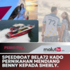 Speed Boat Bela72 Kado Pernikahan Mendiang Benny Kepada Sherly.