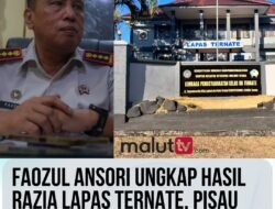 Faozul Ansori Ungkap Hasil Razia Lapas Ternate, Pisau hingga Kabel Ditemukan.