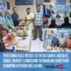 Pertama Kali Reses di Desa Saria Jailolo, Iqbal Ruray Langsung Serahkan Bantuan Rumpon Kepada Nelayan.