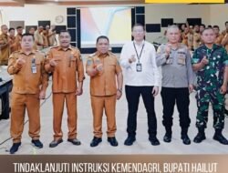Tindaklanjuti Istruksi Kemendagri, Bupati Halut Piet Hein Babua Gelar Rapat P4ED Bersama OPD dan Pihak Terkait.