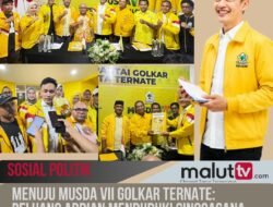 Menuju Musda VII Golkar Ternate: Peluang Ardian Menduduki Singgasana Beringin Kian Tak Terbendung.