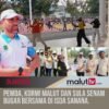MERIAH! Pemda, KORMI Malut dan Sula Senam Bugar Bersama di Isda Sanana. 