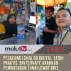 Pedagang Lokal Go Digital: Lebih Praktis, BRI Ternate Fasilitasi Pembayaran Tunai Lewat QRIS.