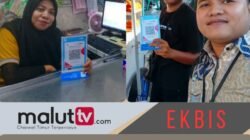 Pedagang Lokal Go Digital: Lebih Praktis, BRI Ternate Fasilitasi Pembayaran Tunai Lewat QRIS.