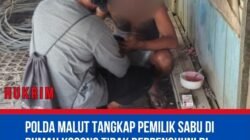 Polda Malut Tangkap Pria Pemilik Sabu di Rumah Kosong Tak Berpenghuni di Ternate.