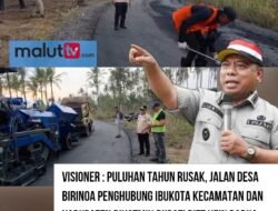 Pemimpin Visioner: Puluhan Tahun Rusak, Jalan Desa Birinoa Penghubung Ibukota Kecamatan dan Kabupaten Dihotmix Bupati Piet Hein Babua.