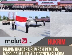 Pimpin Upacara Sumpah Pemuda, Kapolda Malut Ajak Generasi Muda Berani Memimpin dan Siap Melayani.