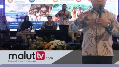 Jadi Pembicara Utama di Forum Investasi dan Bisnis, Bupati Piet Hein Babua Paparkan Potensi Daerah dan Capaian Inovasi Halut.