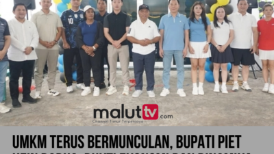 UMKM Terus Bermunculan, Bupati Piet Hein Babua: Bukti Ekonomi dan Dinamika Sosial Halut Tumbuh Positif.