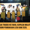 Jaga Tradisi Kie Raha, Kapolda Malut Irjen Pol. Arif Budiman Hadiri Pembukaan Legu Gam 2026.