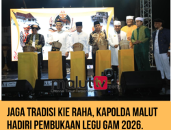 Jaga Tradisi Kie Raha, Kapolda Malut Irjen Pol. Arif Budiman Hadiri Pembukaan Legu Gam 2026.