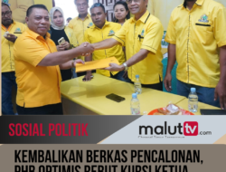 Kembalikan Berkas Pencalonan, PHB Optimis Rebut Kursi Ketua Partai Golkar Halut.