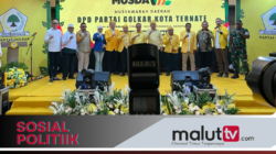 Dapat Mandat Alien Mus, Ikram Malan Sangaji Buka Musda VII Golkar Ternate.