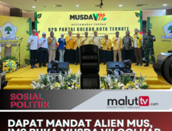Dapat Mandat Alien Mus, Ikram Malan Sangaji Buka Musda VII Golkar Ternate.